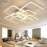 modern led chandelier with remote control acrylic lights