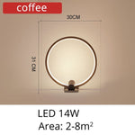 Modern White Coffee LED Table Lamp